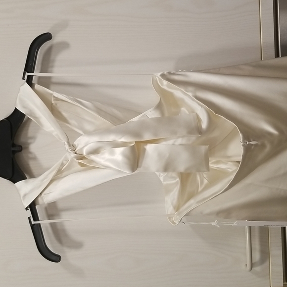 💕REFORMATION💕 Veria Silk Dress ~ Ivory 8 NWT - Picture 14 of 16